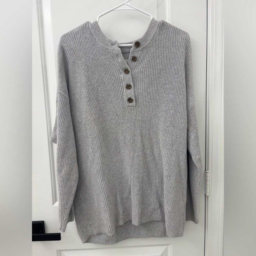 Aerie sweater Henley button up